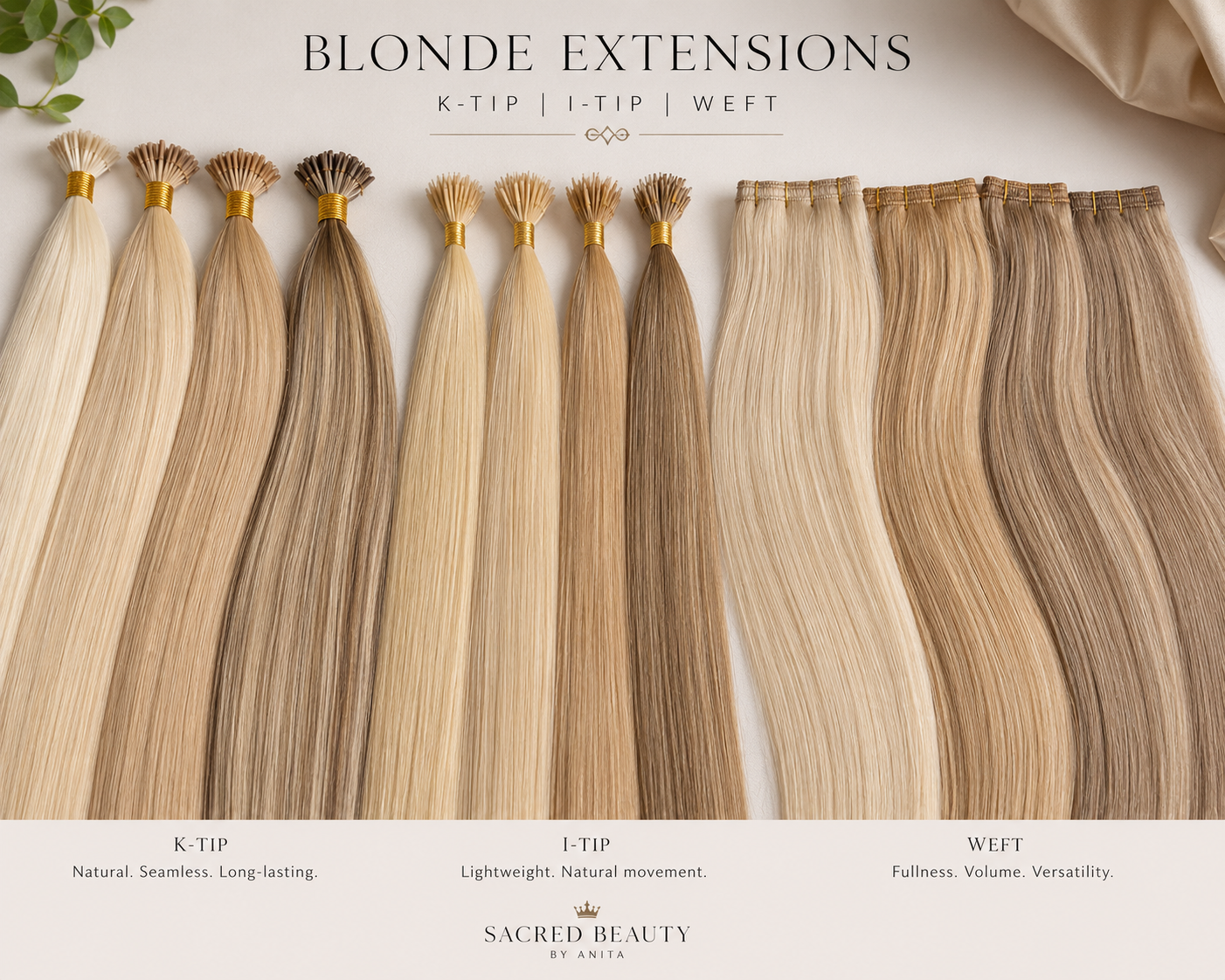 22'-24' Hair Extensions + instalation